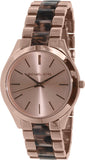 Buy Shop Michael Kors Runway Rose Gold Dial Two Tone Steel Strap Watch for Women - MK4301 USA Online