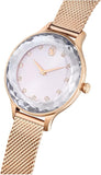 Buy Shop Swarovski Octea Nova Silver Dial Rose Gold Mesh Strap Watch for Women - 5650011 USA Online
