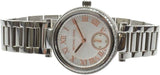 Buy Shop Michael Kors Skylar Quartz White Dial Silver Steel Strap Watch For Women - MK5970 USA Online