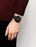 Buy Shop Emporio Armani Luigi Chronograph Black Dial Black Stainless Steel Watch For Men - AR1895 USA Online