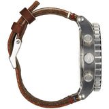 Nixon 51-30 Chronograph Black Dial Brown Leather Strap Watch for Men - A124-019