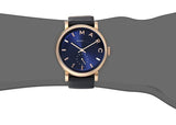 Buy Shop Marc Jacobs Baker Navy Blue Dial Navy Blue Leather Strap Watch for Women - MBM1329 USA Online