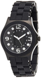 Buy Shop Marc Jacobs Pelly Black Dial Black Silicone Strap Watch for Women - MBM2528 USA Online