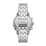 Buy Shop Fossil Neutra Chronograph Blue Dial Silver Steel Strap Watch for Men - FS6025 USA Online