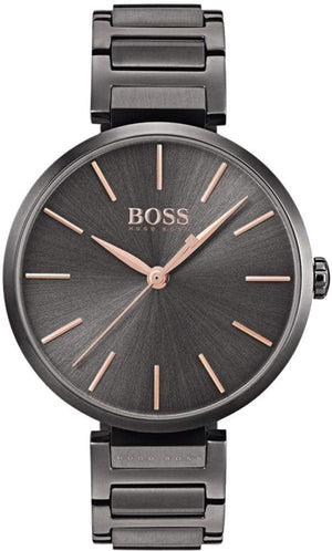 Buy Shop Hugo Boss Allusion Quartz Grey Dial Grey Steel Strap Watch For Men - 1502416 USA Online