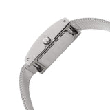 Buy Shop Guess Nouveau Diamonds Silver Dial Silver Mesh Bracelet Watch for Women - W0127L1 USA Online