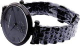 Buy Shop Emporio Armani Gianni T Bar Analog Black Dial Black Steel Strap Watch For Men - AR11299 USA Online