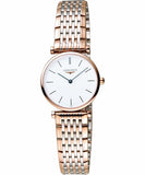 Buy Shop Longines La Grande Classique De Longines White Dial Two Tone Steel Strap Watch for Women - L4.209.1.92.7 USA Online