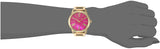 Buy Shop Michael Kors Hartman Quartz Pink Dial Gold Steel Strap Watch For Women - MK3520 USA Online