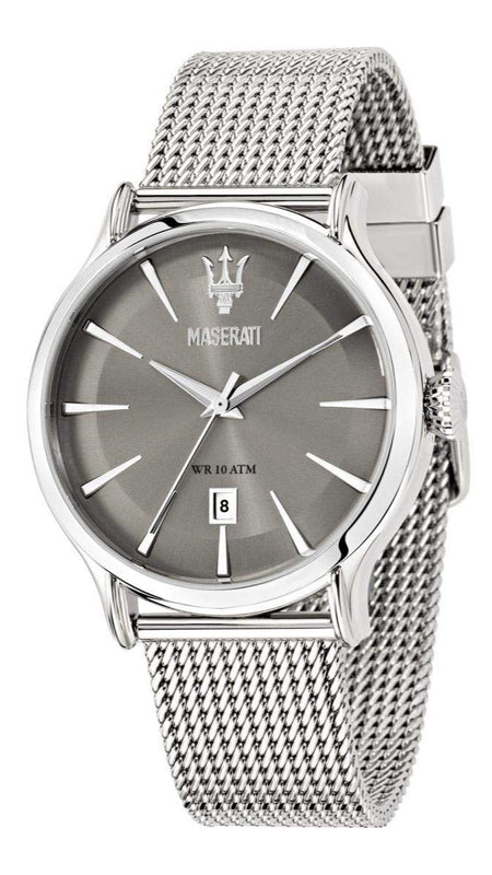 Buy Shop Maserati Epoca Grey Dial Grey Mesh Bracelet Watch For Men - R8853118002 USA Online