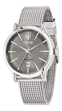 Buy Shop Maserati Epoca Grey Dial Grey Mesh Bracelet Watch For Men - R8853118002 USA Online