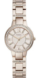 Buy Shop Fossil Virginia Pink Dial Pink Steel Strap Watch for Women - ES4482 USA Online