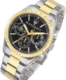 Buy Shop Maserati Competizione Chronograph Black Dial Two Tone Steel Strap Watch For Men - R8853100016 USA Online
