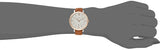 Buy Shop Fossil Jacqueline White Dial Brown Leather Strap Watch for Women - ES3842 USA Online