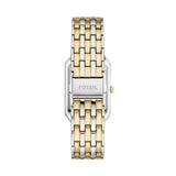 Buy Shop Fossil Raquel Three Hand Mother of Pearl Dial Two Tone Steel Strap Watch For Women - ES5305 USA Online