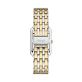 Fossil Raquel Three Hand Mother of Pearl Dial Two Tone Steel Strap Watch For Women - ES5305