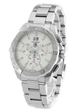 Buy Shop Tag Heuer Aquaracer White Dial Silver Steel Strap Watch for Men - CAY1111.BA0927 USA Online