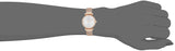 Buy Shop Emporio Armani Gianni T Bar Silver Dial Rose Gold Mesh Bracelet Watch For Women - AR1956 USA Online