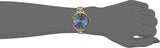 Marc Jacobs Sally Blue Dial Gold Stainless Steel Strap Watch for Women - MBM3366