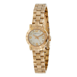 Buy Shop Marc Jacobs Amy Gold Dial Gold Steel Strap Watch for Women - MBM8612 USA Online