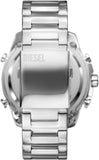 Buy Shop Diesel Mega Chief Chronograph Blue Dial Silver Steel Strap Watch For Men - DZ4417 USA Online