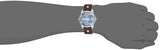Buy Shop Diesel Mini Daddy LIght Blue Dial Brown Leather Strap Watch For Men - DZ7321 USA Online