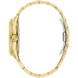 Buy Shop Bulova BVA Skeleton Silver Dial Gold Steel Strap Watch for Men - 97A108 USA Online