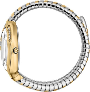Buy Shop Just Cavalli Serpente Metallica White Dial Two Tone Steel Strap Watch for Women - JC1L223M0055 USA Online