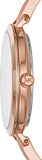 Buy Shop Michael Kors Jaryn Analog Gold Dial Pink Steel Strap Watch For Women - MK4343 USA Online