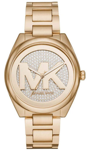 Buy Shop Michael Kors Runway Gold Dial Gold Steel Strap Watch for Women - MK5473 USA Online