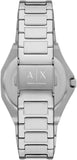 Buy Shop Armani Exchange Hampton Chronograph Blue Dial Silver Steel Strap Watch For Men - AX2178 USA Online