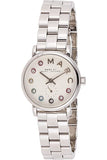Buy Shop Marc Jacobs Baker Dexter White Dial Silver Steel Strap Watch for Women - MBM3423 USA Online