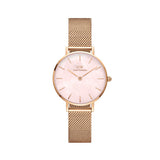 Buy Shop Daniel Wellington Petite Melrose Mother of Pearl Pink Dial Pink Mesh Strap Watch For Women - DW00100513 USA Online
