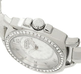 Buy Shop Coach Mini Boyfriend Diamonds Silver Dial Silver Steel Strap Watch for Women - 14501699 USA Online