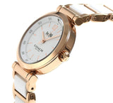 Coach Sport White Dial Two Tone Steel Strap Watch for Women - 14502463