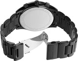 Buy Shop Michael Kors Langford Chronograph Black Dial Black Steel Strap Watch For Men - MK8993 USA Online