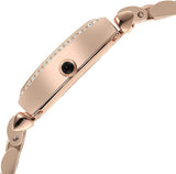 Buy Shop Emporio Armani Gianni T Bar Quartz Crystals White Dial Rose Gold Steel Strap Watch For Women - AR11406 USA Online