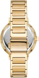 Buy Shop Michael Kors Addyson Three-Hand White Dial Gold Steel Strap Watch for Women - MK4712 USA Online
