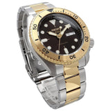 Buy Shop Seiko 5 Sports Automatic Brown Dial Two Tone Steel Strap Watch For Men - SRPK24 USA Online