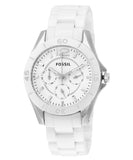 Buy Shop Fossil Ceramic White Dial White Ceramic Strap Watch for Women - CE1002 USA Online