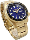 Buy Shop Seiko 5 Sports US Special Edition Automatic Blue Dial Gold Steel Strap Watch For Men - SRPK20 USA Online