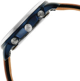 Buy Shop Fossil Neutra Chronograph Blue Dial Brown Leather Strap Watch for Men - FS5791 USA Online
