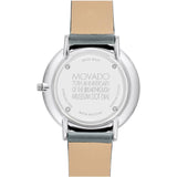 Buy Shop Movado Museum 70th Anniversary Grey Dial Grey Leather Strap Watch For Women - 0607144 USA Online