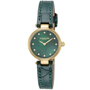Buy Shop Coach Park Analog Green Dial Green Leather Strap Watch for Women - 14503534 USA Online