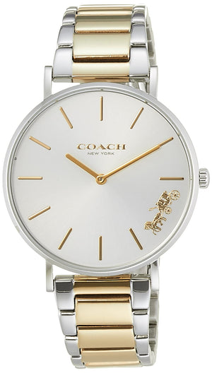 Buy Shop Coach Perry Silver Dial Two Tone Steel Strap Watch for Women - 14503347 USA Online