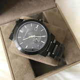 Buy Shop Burberry The City Black Dial Black Steel Strap Watch for Men - BU9902 USA Online