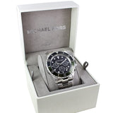 Buy Shop Michael Kors Everest Chronograph Black Dial Silver Steel Strap Watch For Men - MK8976 USA Online
