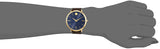 Movado Ultra Slim Blue Dial Brown Leather Strap Watch For Women - 0607092