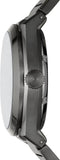 Buy Shop Fossil Everett Automatic Skeleton Grey Dial Grey Steel Strap Watch for Men - ME3206 USA Online