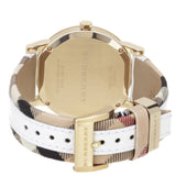 Buy Shop Burberry The City White Dial White Leather Strap Watch for Women - BU9015 USA Online